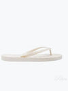 Kira Logo Flip Flops Ivory - TORY BURCH - BALAAN 2