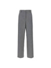 Flannel Straight Pants Grey - FABIANA FILIPPI - BALAAN 2