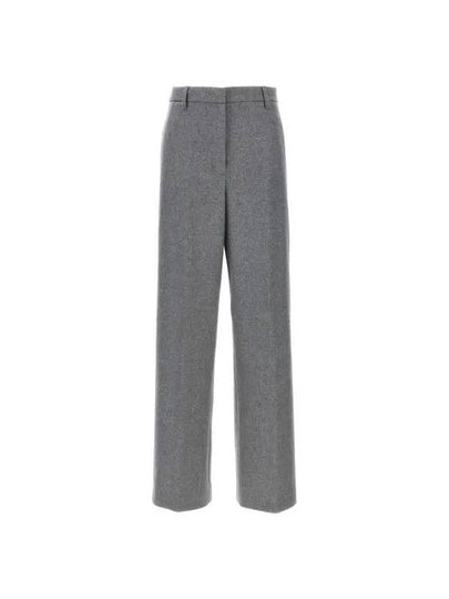 Flannel Straight Pants Grey - FABIANA FILIPPI - BALAAN 2