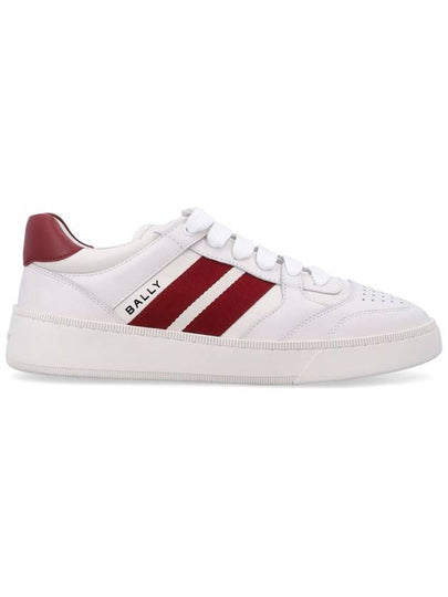 Rebby Leather Low-Top Sneakers White - BALLY - BALAAN 2