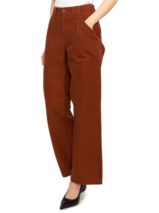 COGBJ F08421 EAF BRIQUE WOMEN PANTS - A.P.C. - BALAAN 7