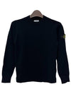 Kids Wappen Patch Wool Knit Sweater Black 7716505A7 V0029 - STONE ISLAND - BALAAN 2