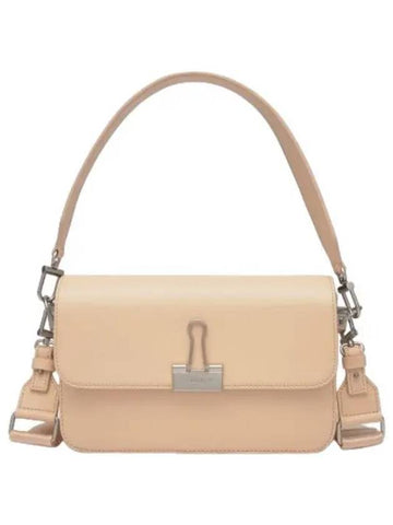 Medium binder shoulder bag pink silver - OFF WHITE - BALAAN 1