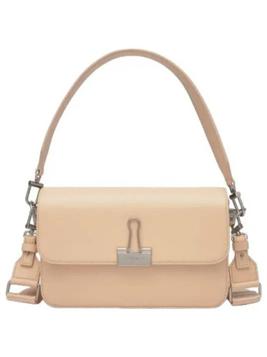 Medium binder shoulder bag pink silver case - OFF WHITE - BALAAN 1