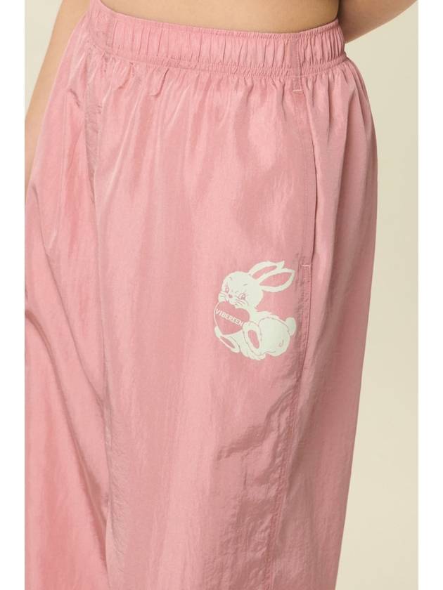 Emma rustling rabbit jogger pants pink - VIBEREEN - BALAAN 2