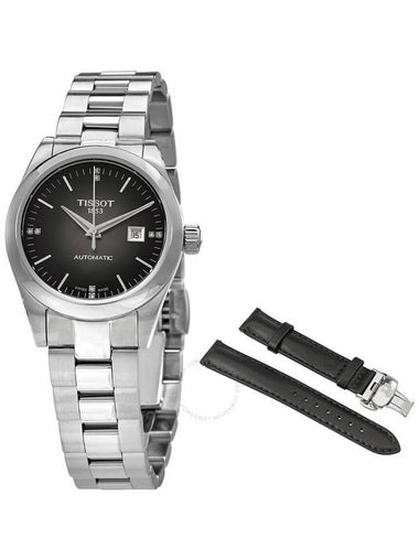 Tissot T-My Lady Automatic Diamond Anthracite Dial Ladies Watch T132.007.11.066.00 - TISSOT - BALAAN 1