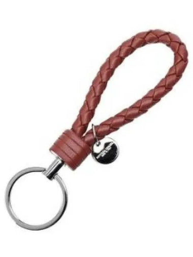 113539 V3UN1 6339 Intrechaito leather key ring - BOTTEGA VENETA - BALAAN 1