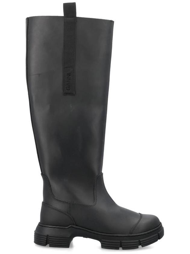 Country Rubber Rain Boots Black - GANNI - BALAAN 1