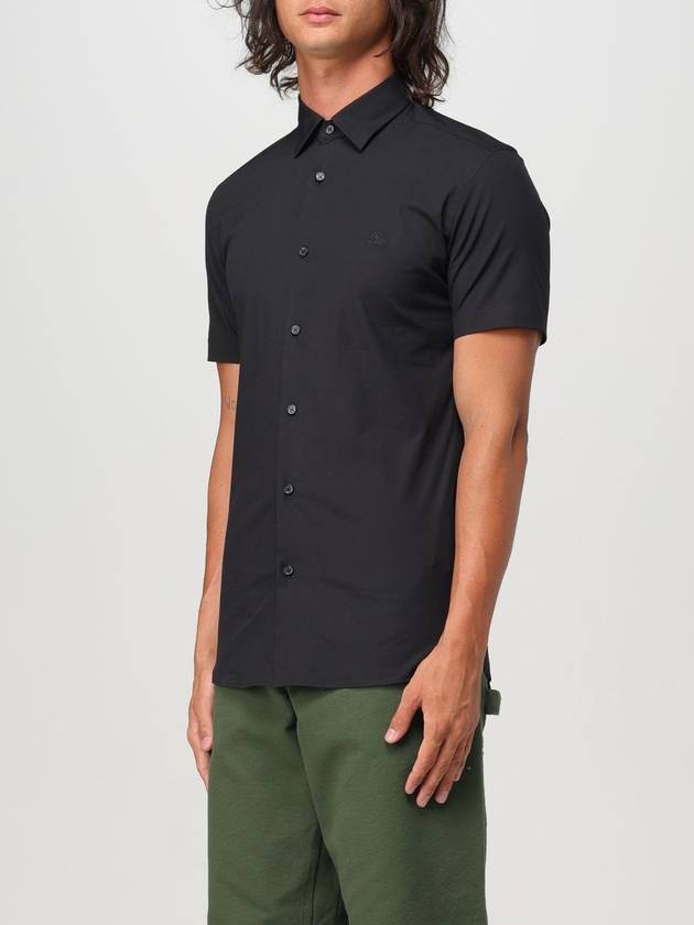 Organic Cotton Polo Shirt Black - BURBERRY - BALAAN 5