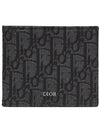 Wallet Black  Oblique Jacquard - DIOR - BALAAN 1