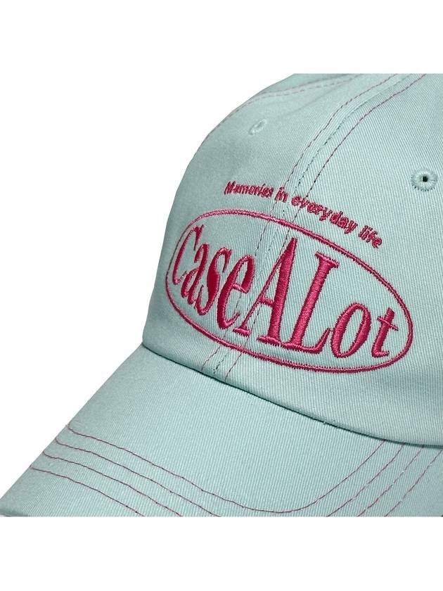 Circle Logo Ball Cap Pastel Blue - CASEALOT - BALAAN 5