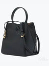 Mcgraw Logo Small Bucket Bag Black - TORY BURCH - BALAAN 2