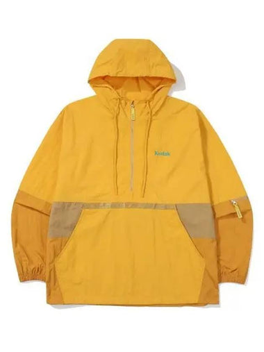 KODAK Scenery Color Block Anorak Jacket YELLOW - KODO - BALAAN 1