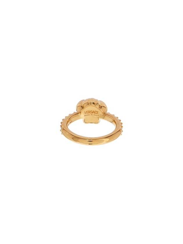 Crystal La Medusa Ring Gold - VERSACE - BALAAN 3