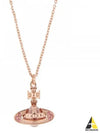 Pina Small Bas Relief Necklace Pink Gold - VIVIENNE WESTWOOD - BALAAN 2