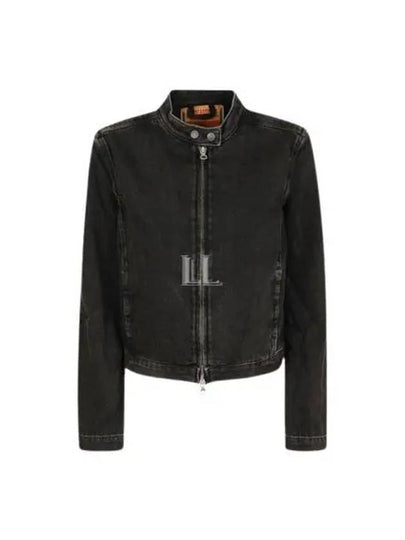 DE Mornin Moto Denim Jacket Black - DIESEL - BALAAN 2