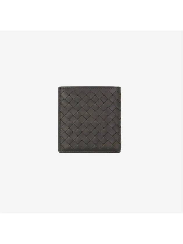 Intrecciato Small Folder Half Wallet Brown - BOTTEGA VENETA - BALAAN 5