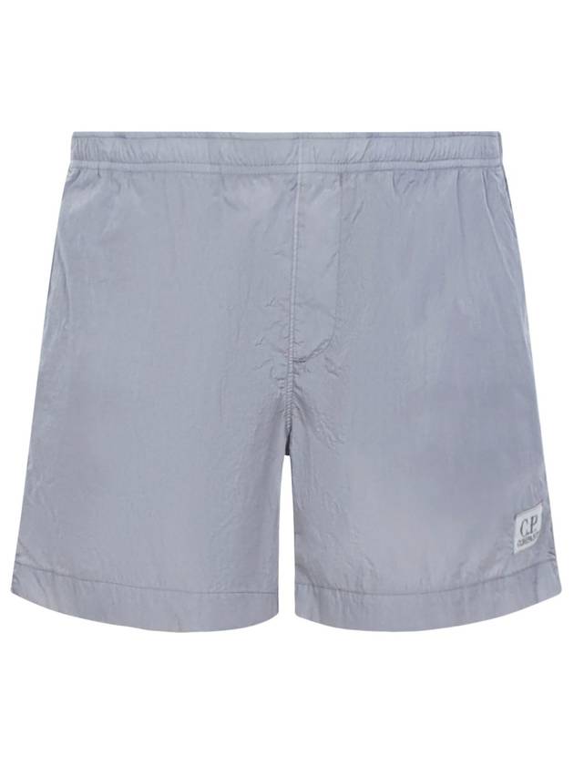 Eco-Chrome R Logo Patch Swim Shorts Purple - CP COMPANY - BALAAN 1