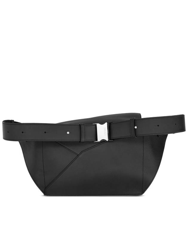 Puzzle Small Calfskin Belt Bag Black - LOEWE - BALAAN 3