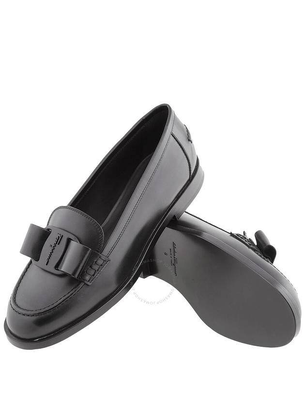 Salvatore Women's Viva Loafers Black - SALVATORE FERRAGAMO - BALAAN 3