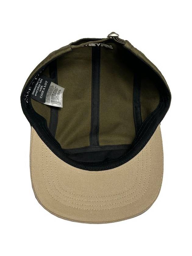 Logo label camp cap Khaki Beige - CASEALOT - BALAAN 4