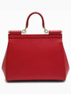 23SS Women's Sicily Tote Bag BB6002A1001 Red BPG - DOLCE&GABBANA - BALAAN 3