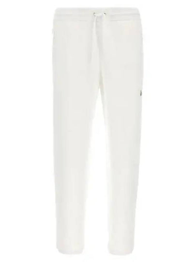 Jersey Jogging Fragment Casual Track Pants White - MONCLER - BALAAN 2