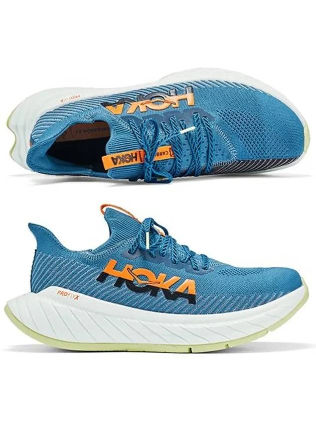 Carbon X 3 Low Top Sneakers Blue - HOKA ONE ONE - BALAAN 6