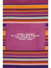 Big T-Shirt Color Stripes_Purple Multi (C602P06PF22-501) - MARC JACOBS - BALAAN 8