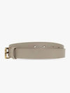 BB Logo Leather Belt Beige - BALENCIAGA - BALAAN 3