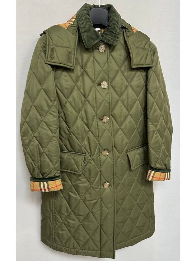 Dereham quilted long jacket 77 - BURBERRY - BALAAN 2