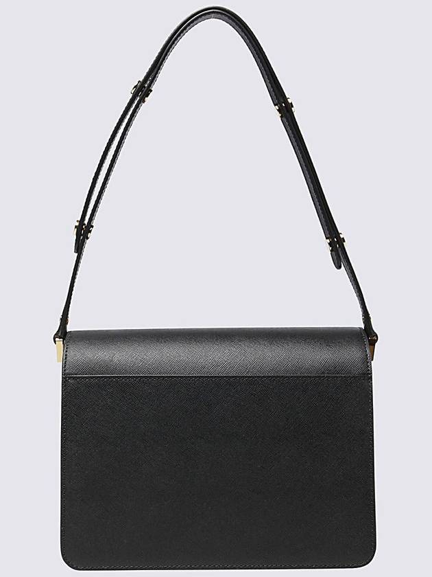 Saffiano Trunk Medium Shoulder Bag Black - MARNI - BALAAN 2