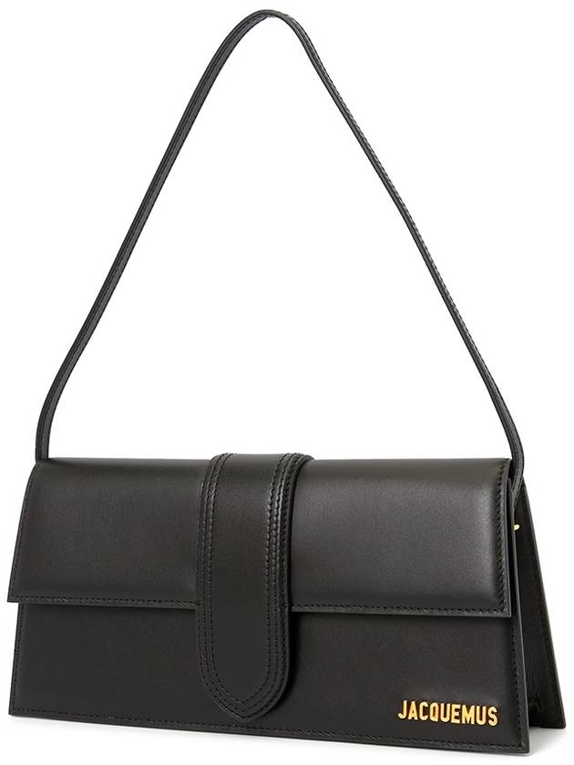 Le Bambino Long Flap Shoulder Bag Black - JACQUEMUS - BALAAN 3