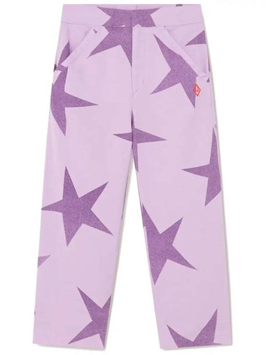 Kids Purple Star Pattern Pants S22103 258AE - THE ANIMALS OBSERVATORY - BALAAN 1