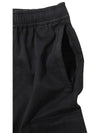 Garment Dyed Cotton Wool Satin Cargo Track Pants Black - STONE ISLAND - BALAAN 5