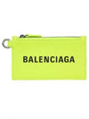 Logo Neck Strap Card Wallet Yellow - BALENCIAGA - BALAAN 2