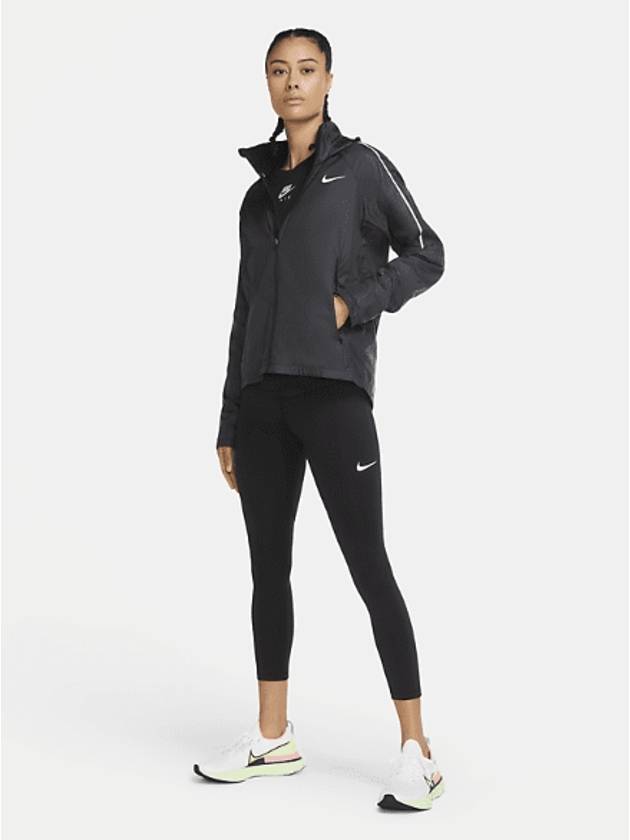 Shield Running Windbreaker Black - NIKE - BALAAN 8