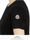 Logo Patch Jersey Cotton Short Sleeve T-Shirt Black - MONCLER - BALAAN 9