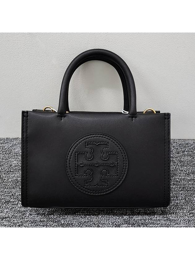 Ella Bio Mini Tote Bag Black - TORY BURCH - BALAAN 4