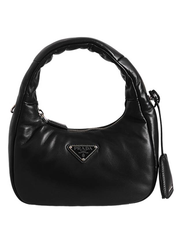 Soft Padded Nappa Leather Mini Bag Black - PRADA - BALAAN 3