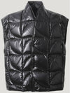 Black GLOSSY Detachable Quilted Jumper - IRO - BALAAN 6