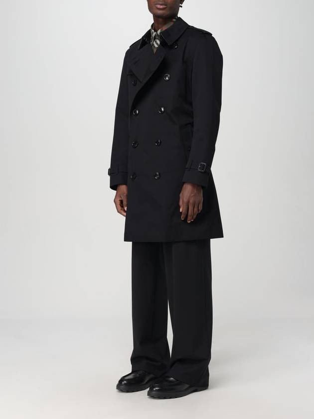 Kensington Heritage Trench Coat Black - BURBERRY - BALAAN 5