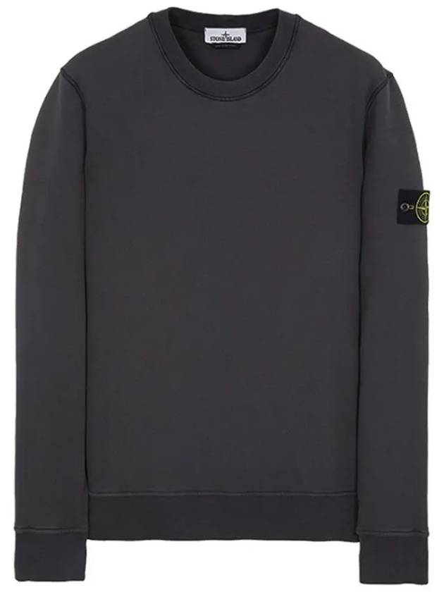 Compass Patch Cotton Sweatshirt Lead Grey - STONE ISLAND - BALAAN 2