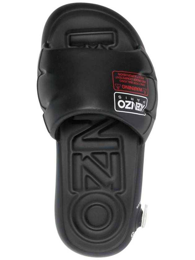 Kenzo Sandals Black - KENZO - BALAAN 4