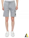 Men's Lens Patch Cargo Shorts Grey - CP COMPANY - BALAAN 2