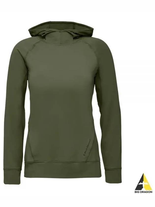 BLACK DIAMOND Alpenglow hoodie WOMENS Tundra NAWAP752080 - BLACKBROWN - BALAAN 1