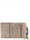 See by Hana 3-fold bifold wallet gray - CHLOE - BALAAN.