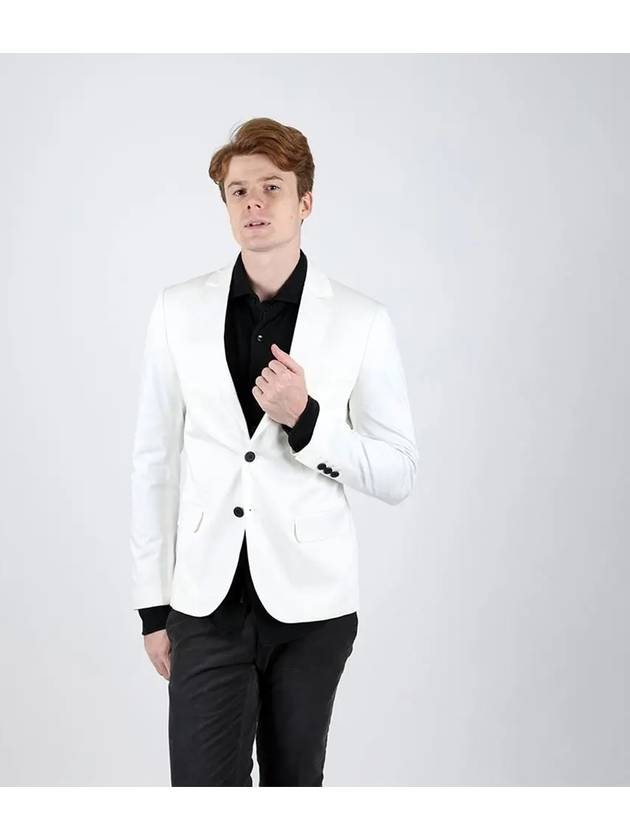 White single cotton blazer jacket WNAN JK122 - IKALOOOK - BALAAN 5