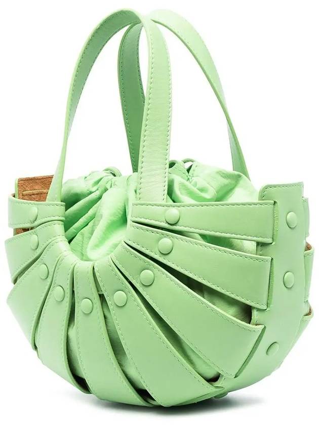 Shell Cut-out Tote Bag Pistachio - BOTTEGA VENETA - BALAAN 4