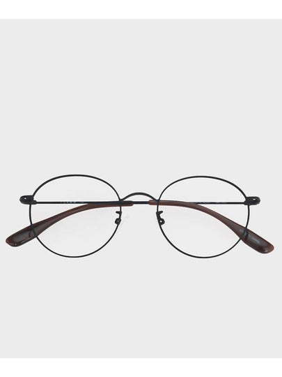 Eyewear Round Eyeglasses Matte Black - 134MM - BALAAN 2